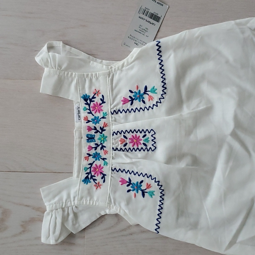 Summer White Baby Dress - Picture 2 of 6